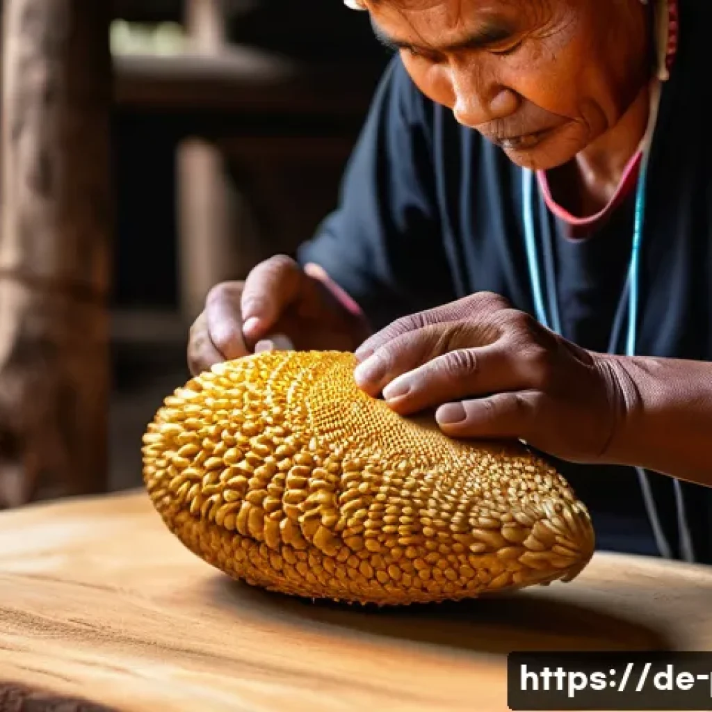 필리핀 전통악기 쿠디옹 - **Image Prompt: The Kudyapi Artisan's Craft**
"A hyperrealistic image of an indigenous artisan, ...