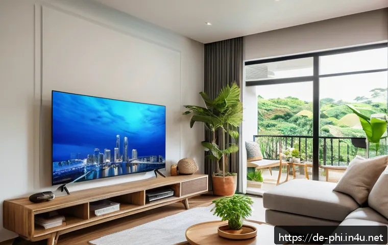 필리핀 인터넷 속도와 서비스 - A detailed urban scene showing a modern Filipino household in Metro Manila using high-speed 5G inter...